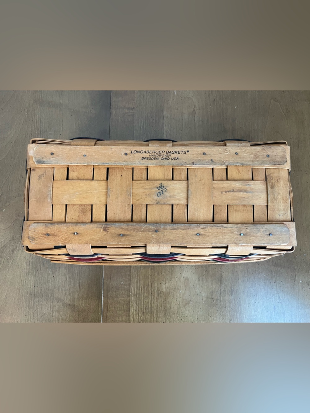 Longaberger Traditions Handwoven Natural Wood Bread Basket - Picture 4 of 7